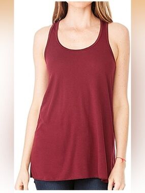 Racerback Workout Tank (Red, XL)